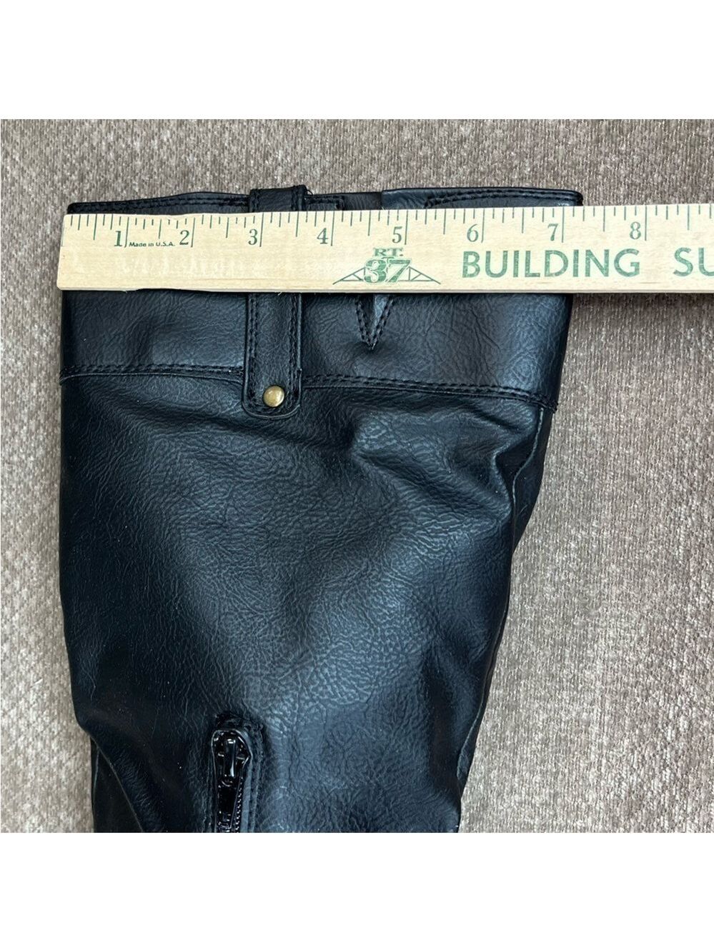 Rampage Matangi Black Smith Women’s Faux Leather Boots size 7. New in Box - Picture 10 of 14
